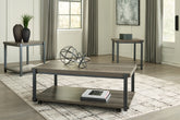 Tampa Furniture Outlet Lutz - Ashley Furniture - Wilmaden Table (Set of 3) - Occasional Table Set (3/CN) / Gray/Black - T393-13